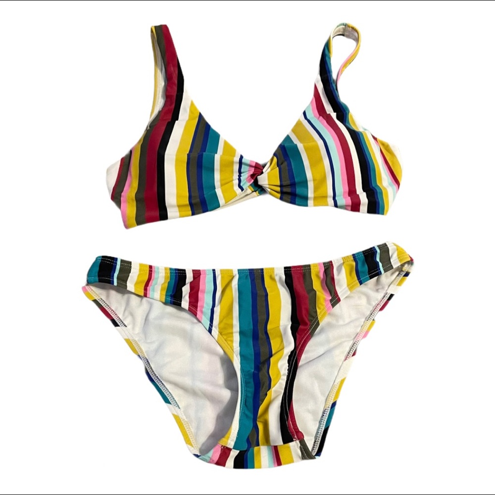 Express Striped Bikini Set